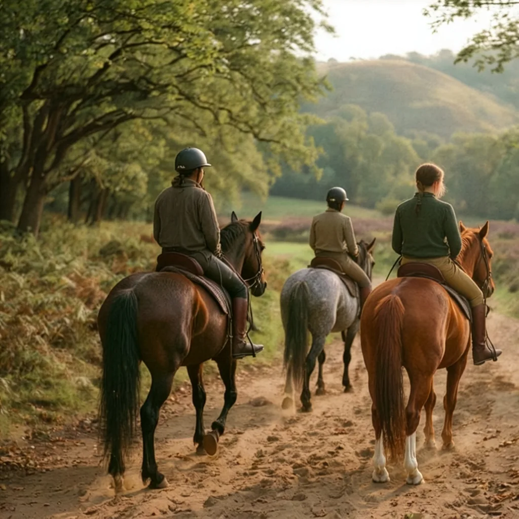 Balade à cheval dans le Puy-de-Dôme, autour de Tauves