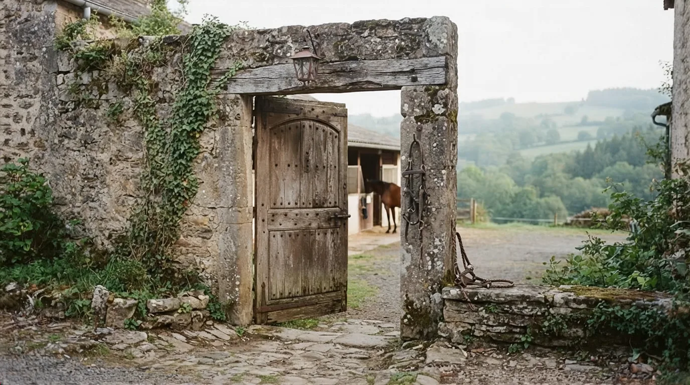 Entrée du Les Islandais de La Rodde, centre équestre à Tauves