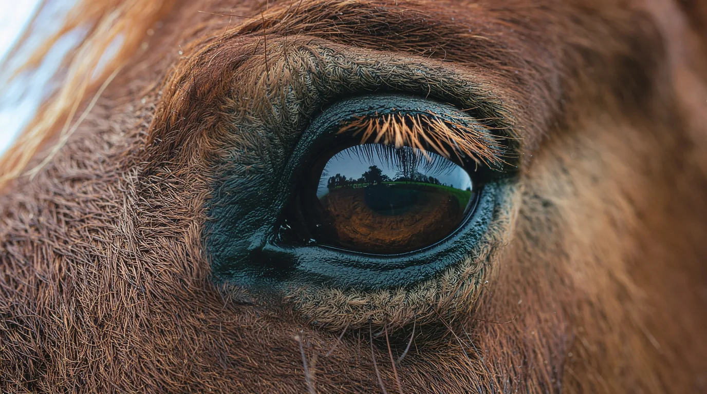 Un regard de cheval au Les Islandais de La Rodde, Tauves